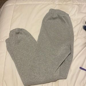 Used gray sweats